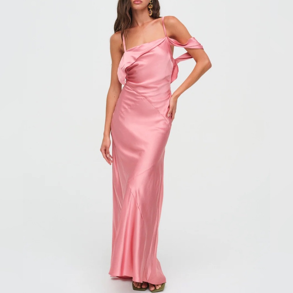 $319 NWT Mauve For Love And Lemons “Jewel” Maxi Dress Sz X-Large